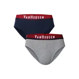 Van Heusen Sport Regular Fit Plush Back Elasticized Waistband Ultra Soft Solid Briefs - Pack of 2-picture-11