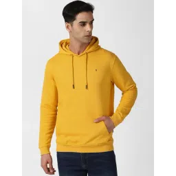 Van Heusen Sport Yellow Regular Fit Hooded Sweatshirts-picture-13