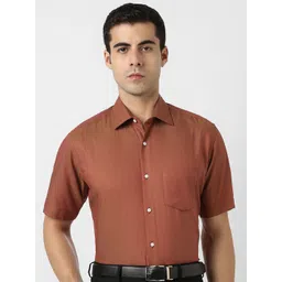 Van Heusen Spread Collar Pure Cotton Opaque Shirt-picture-13