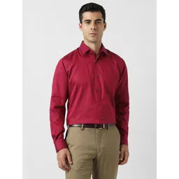 Van Heusen Striped Spread Collar Cotton Formal Shirt-picture-31