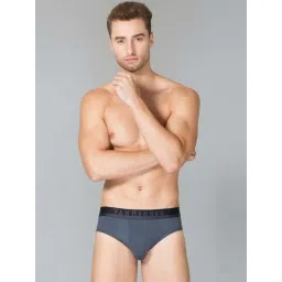 Van Heusen Swift Dry Breathable Solid AIR Series Briefs - Iron Grey-picture-35