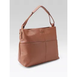 Van Heusen Textured Structured Shoulder Bag image 2