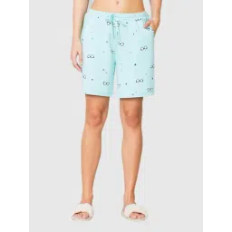Van Heusen Turquoise Printed Shorts-picture-46