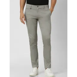 van heusen V Dot Men Slim Fit Mid-Rise Trousers-picture-20