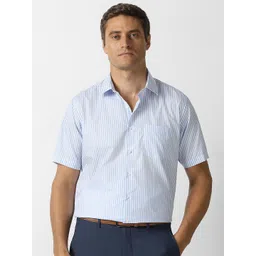 Van Heusen Vertical Stripes Striped Spread Collar Cotton Shirt-picture-14