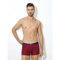 van heusen Vh Innerwear Red Regular Fit Printed Trunks-picture-22