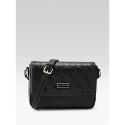 Van Heusen Weave Textured Structured Sling Bag image 1