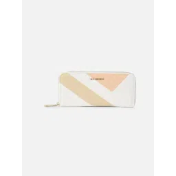 Van Heusen White Color Block Zip Around Wallet-picture-19