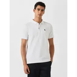 Van Heusen White Cotton Regular Fit Sports Polo-picture-11