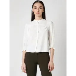Van Heusen White Plain Shirt-picture-37