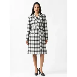 Van Heusen White Polyester Checked Jacket-picture-25