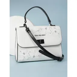 Van Heusen White Printed Handbag-picture-40
