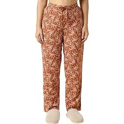 van heusen Women Allover Print Lounge Pyjama - Functional Pocket, Ultra Soft, Drawstring Waist-picture-36