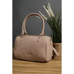 Van Heusen Women Beige Solid Casual Handbag With Detachable Strap-picture-23
