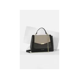 Van Heusen Women Black Colorblock Casual Sling Bag With Detachable Strap-picture-27