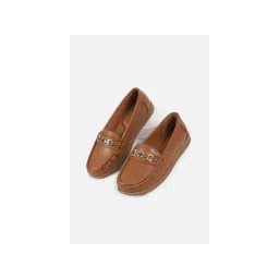 Van Heusen Women Brown Slip-On Loafers-image-17