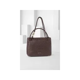 Van Heusen Women Brown Solid Casual Handbag-image-35