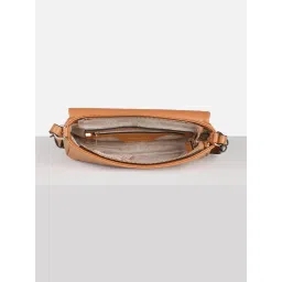 Van Heusen Women Brown Solid Casual Sling Bag image 5