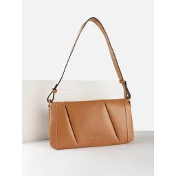 Van Heusen Women Brown Solid Casual Sling Bag image 1