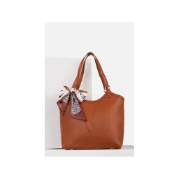 Van Heusen Women Brown Textured Casual Handbag-image-23