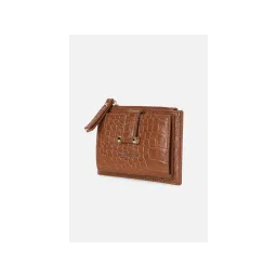 Van Heusen Women Brown Textured Casual Wallet-image-36
