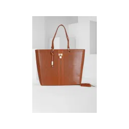 Van Heusen Women Brown Textured Formal Handbag-picture-40