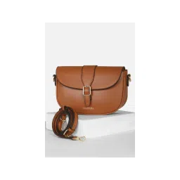 Van Heusen Women Casual Brown Solid Sling Bag with Detachable Strap-picture-32