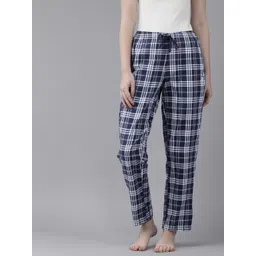 Van Heusen Women Checked Pure Cotton Lounge Pants-picture-42