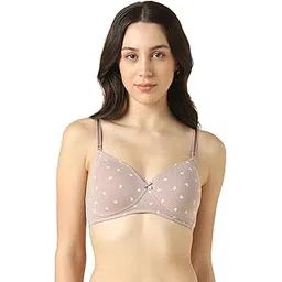 van heusen Women Cotton Printed Padded Bra - No Slip Strap,Wireless, Medium Coverage-picture-32