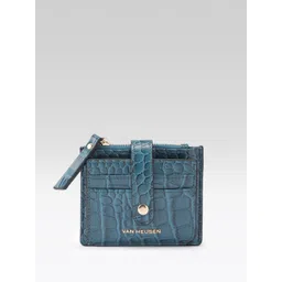 Van Heusen Women Croc Textured Card Holder-picture-10