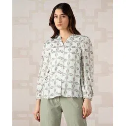 van heusen Women Geometric Print Regular Fit Shirt-picture-17