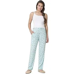 van heusen Women Lounge Pants - Modal Cotton - Allover Print, Functional Pocket, Ultra Soft, Drawstring Waist_55307_Happy Heart_S-picture-46