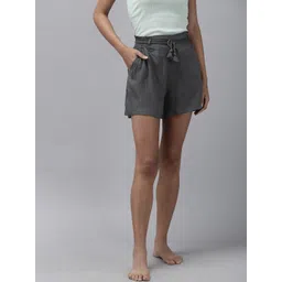 Van Heusen Women Mid-Rise Solid Lounge Shorts-picture-37