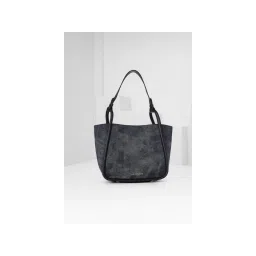 Van Heusen Women Navy Blue Printed Casual Handbag-picture-17