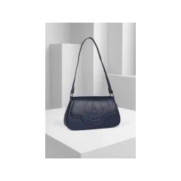 Van Heusen Women Navy Blue Solid Casual Shoulder Bag-picture-13