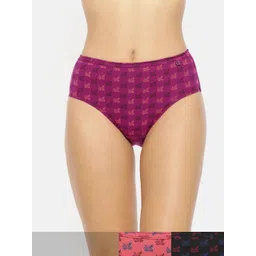 Van Heusen Women Pack of 3 Assorted Antibacterial Printed Hipster Briefs 11102-picture-24