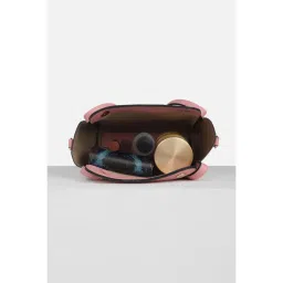 Van Heusen Women Pink Solid Casual Handbag image 5