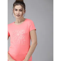 Van Heusen Women Print Round Neck Short Sleeve Lounge T-Shirt-picture-16