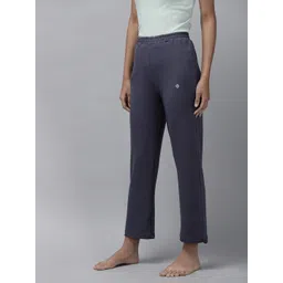 Van Heusen Women Slate Solid Wide Leg Opening Functional Pocket Lounge Pyjamas-picture-28