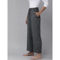 Van Heusen Women Smocked Waistband Functional Pocket Lounge Pyjama-picture-39