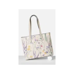 Van Heusen Womens Beige Floral Print Casual Tote Bag-picture-13