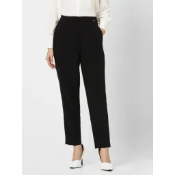 Van Heusen Women's Black Contemporary Fit Trousers-picture-11
