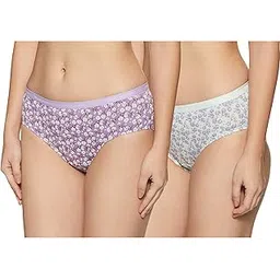 van heusen Women's Cotton Briefs Comfort Fit Printed Anti-Bacterial Hipster (Pack of 2) (Colors and Prints May Vary)-picture-35