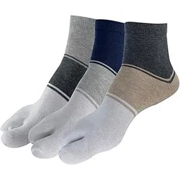 van heusen Women's Cotton Quarter Length Thumb Socks (Pack of 3) Grey Melange, Denim Blue, Anthra Melange-picture-54