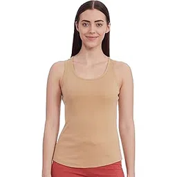 Van Heusen Women's Cotton Regular Fit Anti Bacterial Tank Top - 100% Combed - Colour Fresh, Moisture Wicking-picture-29