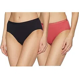 van heusen Women's Cotton Solid And Slub Hipster Briefs - Pack Of 2-picture-24