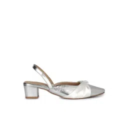 Van Heusen Women's Silver Sling Back Sandals-picture-22