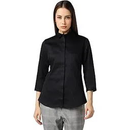 van heusen Women's Solid Regular Fit Shirt-picture-21
