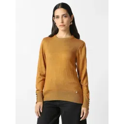 Van Heusen Yellow Acrylic Solid Top-picture-40