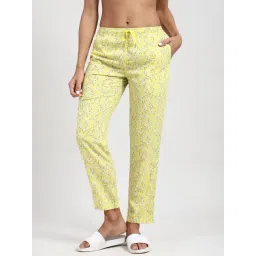 Van Heusen Yellow Modal Printed Pyjamas-picture-32
